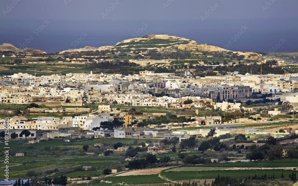 Fototapeta premium Panoramic view near Rabat. Malta