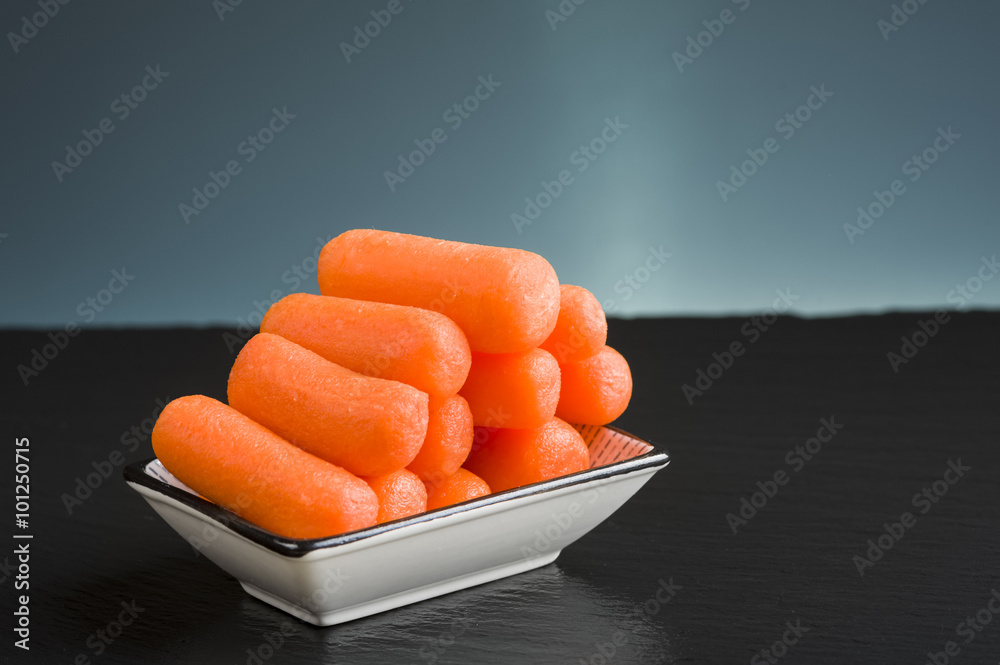 small carrots - healthy snack small carrots - healthy snack
