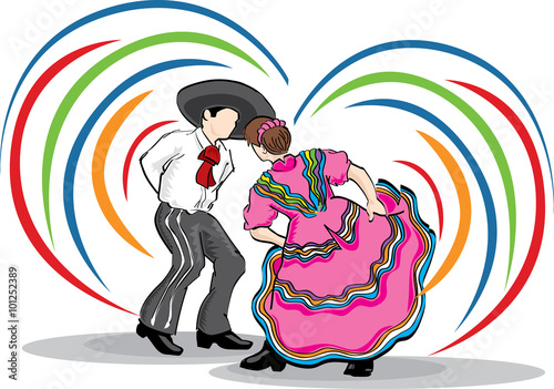 Mexican folklore dance