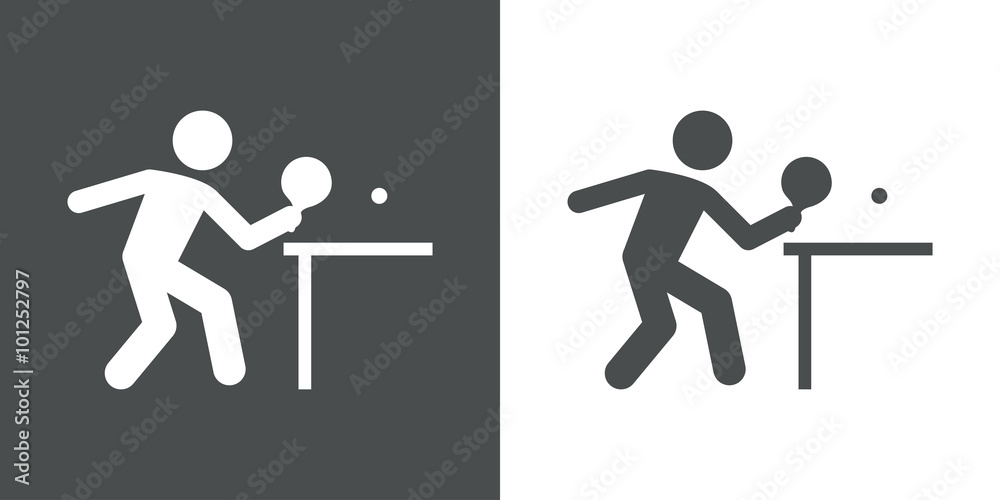 Icono plano tenis de mesa #1