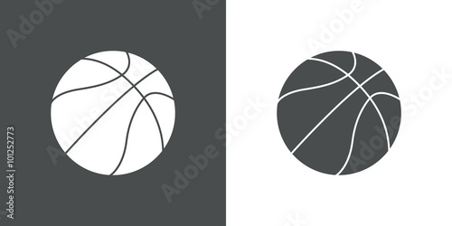 Icono plano pelota baloncesto #1