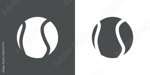 Icono plano pelota tenis #1