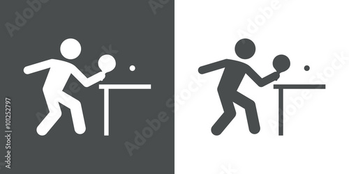 Icono plano tenis de mesa #1