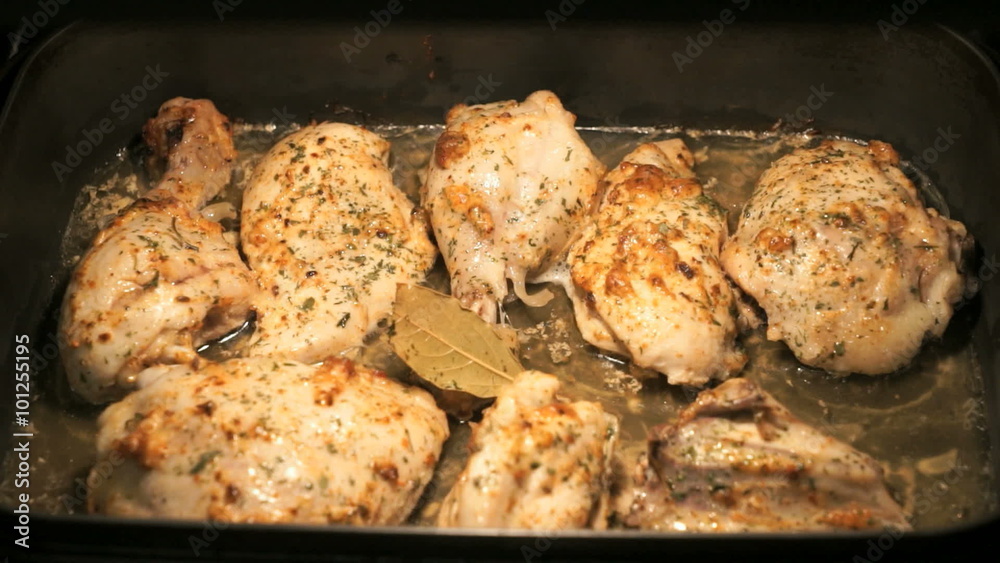 Baking chicken legs in the oven