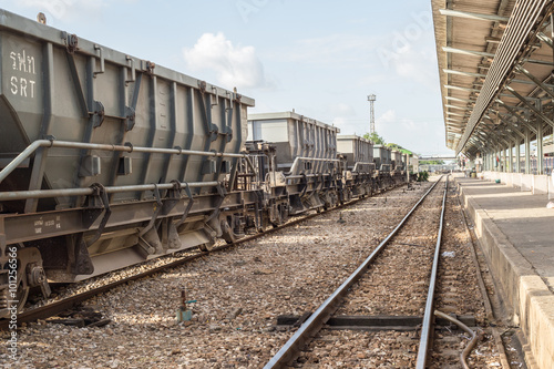 Slika na platnu bogie Hopper Wagon of State railway