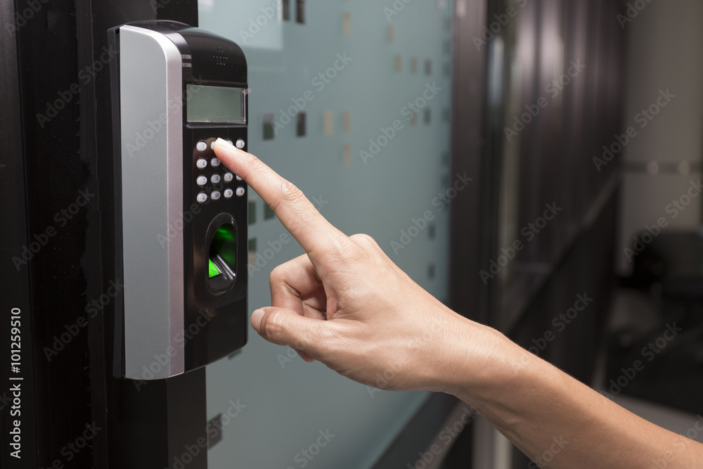 fingerprint and access control in a office building fingerprint and access control in a office building