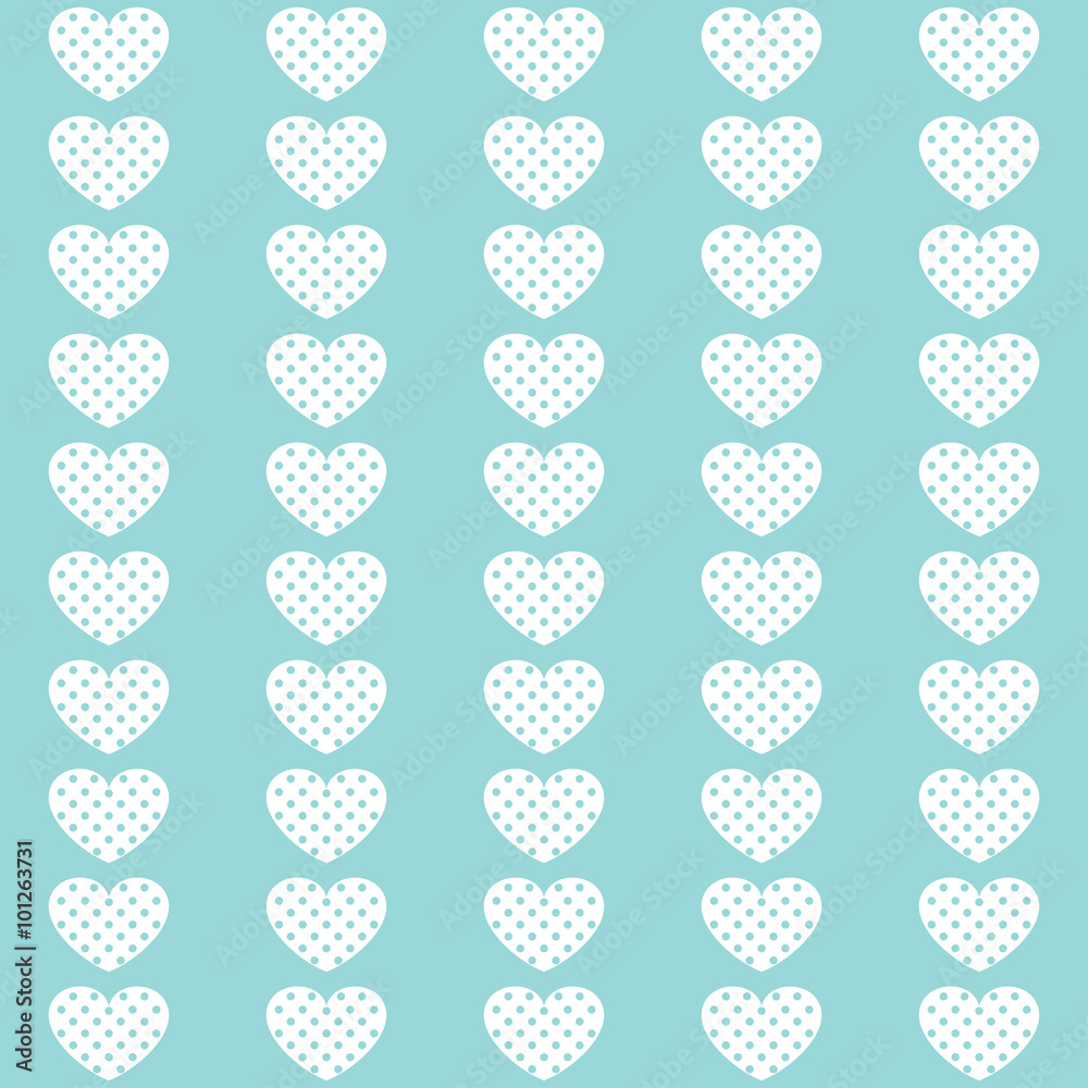 Cute pattern with hearts Cute pattern with hearts