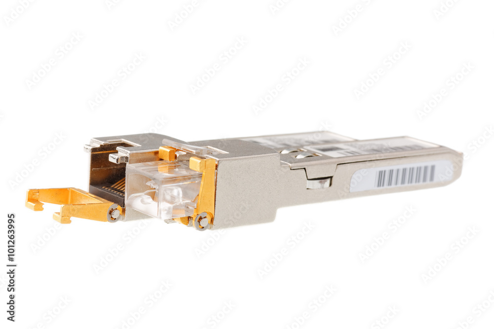 Two SFP network module with RJ45 jack Two SFP network module with RJ45 jack
