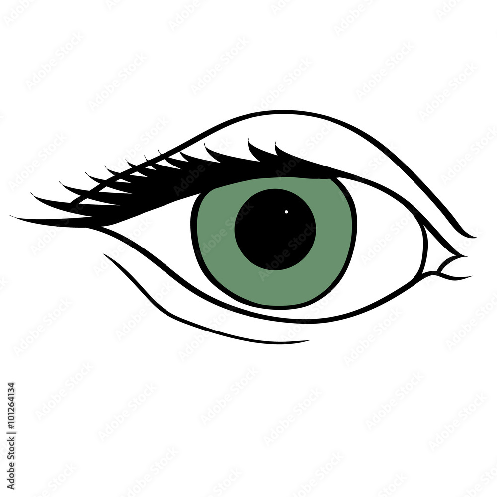 Obraz premium Symbolic abstract eyes.