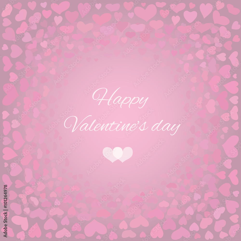 card Happy Valentine's day