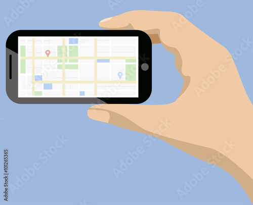 Smartphone and GPS app