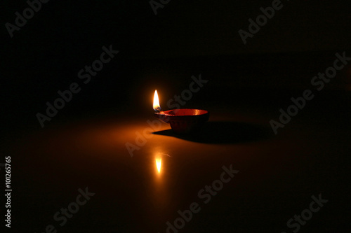 Canvas-taulu Terracotta oil light