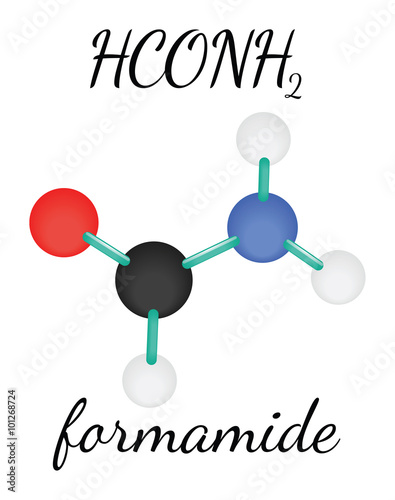 HCONH2 formamide molecule