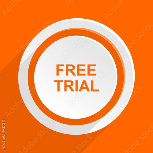orange vector flat web icon