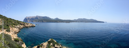 Panorama of la Dragonera Island, Mallorca