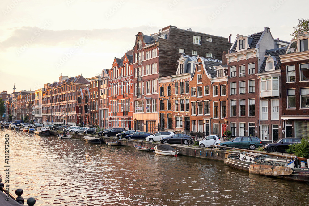 Fototapeta premium Prinsengracht Amsterdam Canal