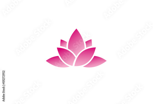 beauty lotus flower logo
