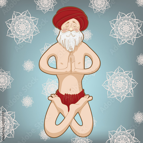 Yoga pose Goraksasana