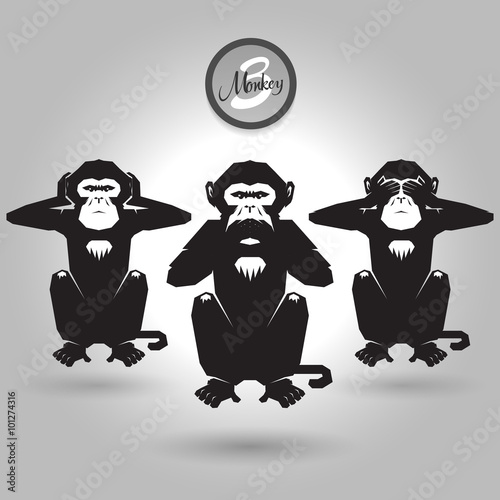 abstract tree monkeys