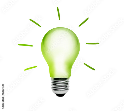 Grüne Lampe