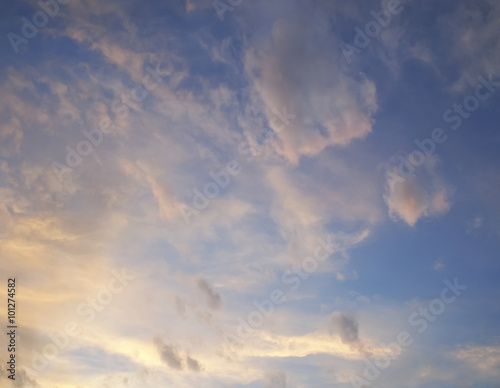 Clouds in the sunset sky, Thailand   © freebird7977