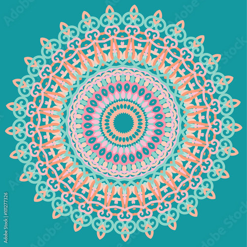 Vector round abstract circle.