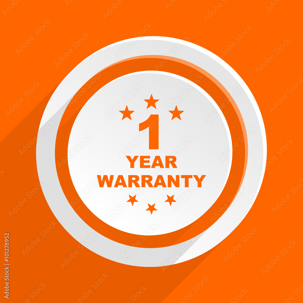 Obraz premium flat orange vector icon