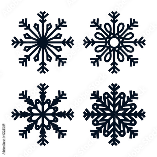 snowflake icon design 