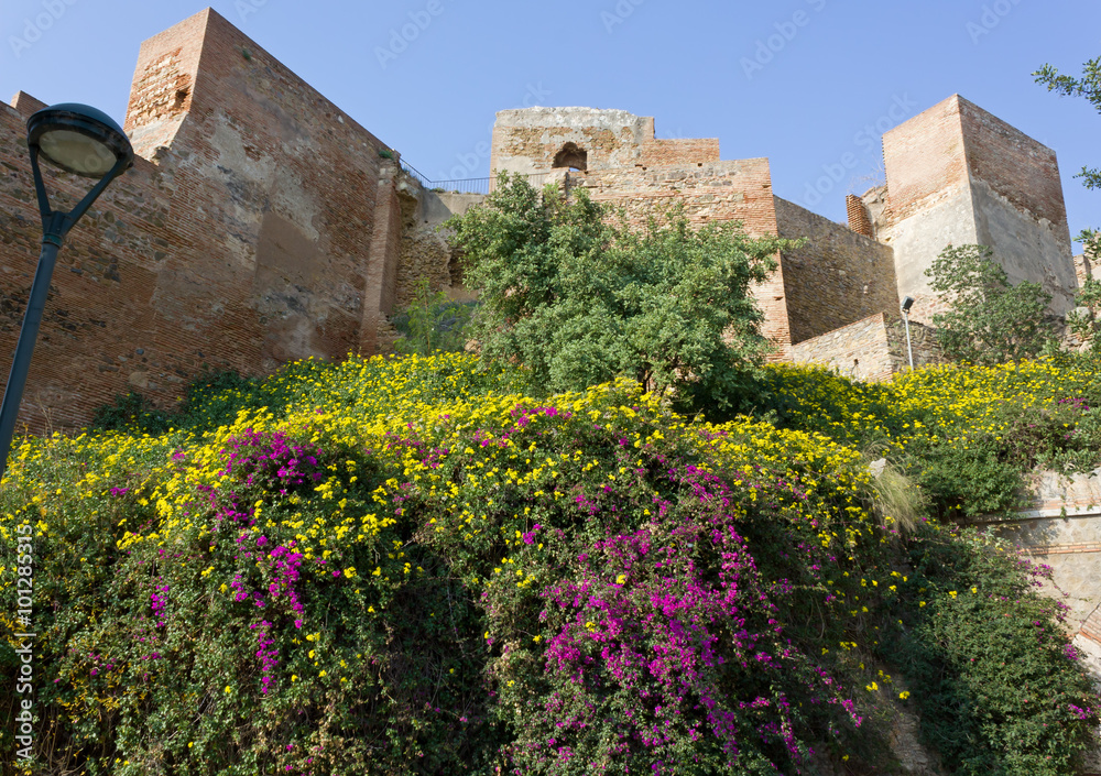 Alcazaba Fortress in Malaga, Spain
