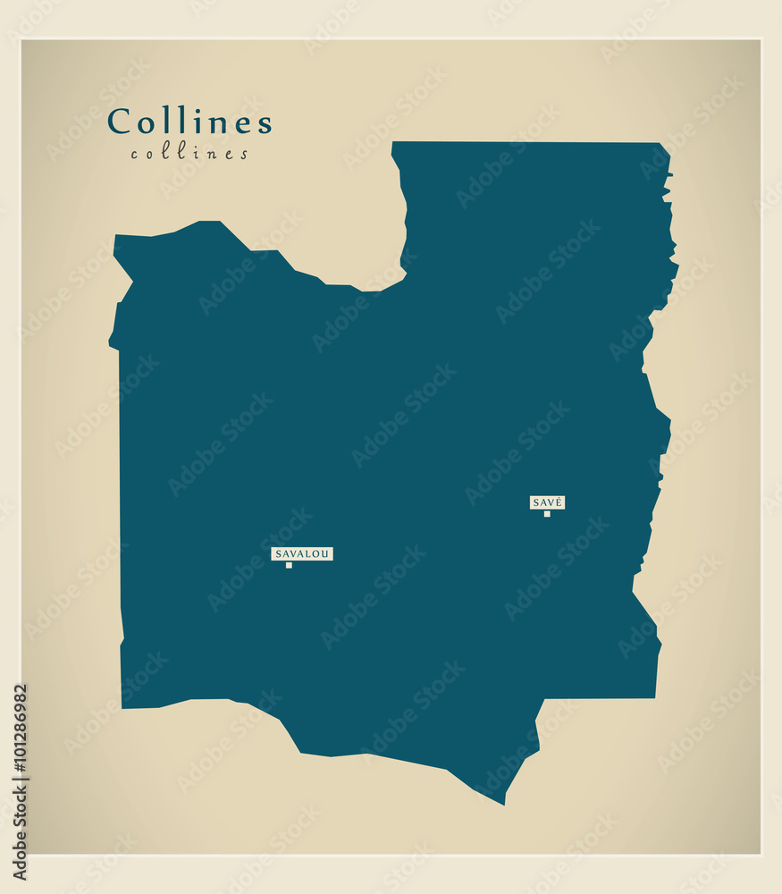 Modern Map - Collines BJ