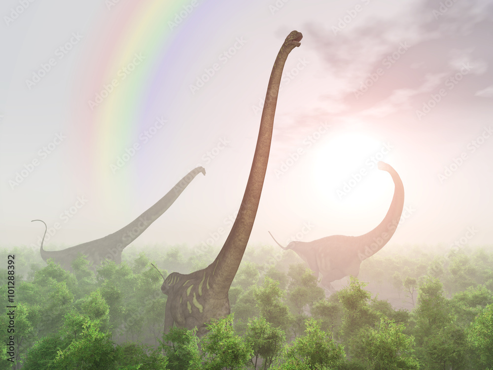 Obraz premium Dinosaurier Mamenchisaurus