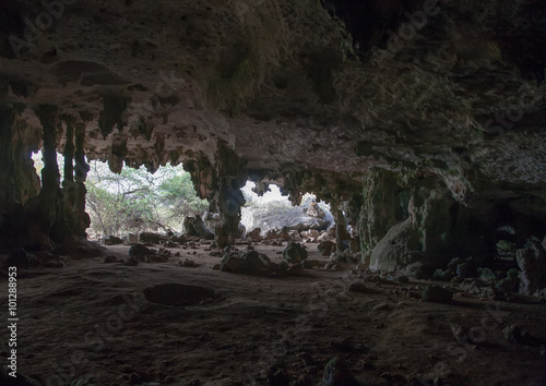 Bonaire island cave