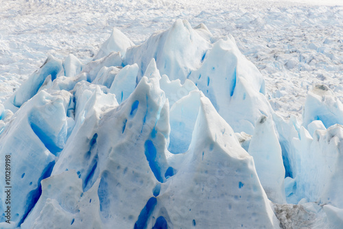 Detail of Perito Moreno glacier in Los Glaciares National Park, Argentina