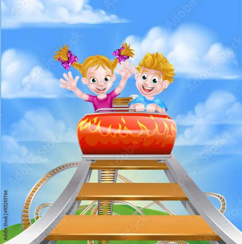 Roller Coaster Fair Theme Park