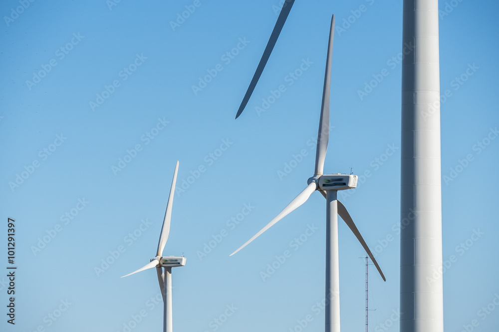 Windmills for electric power production, eco power, wind turbine Windmills for electric power production, eco power, wind turbine