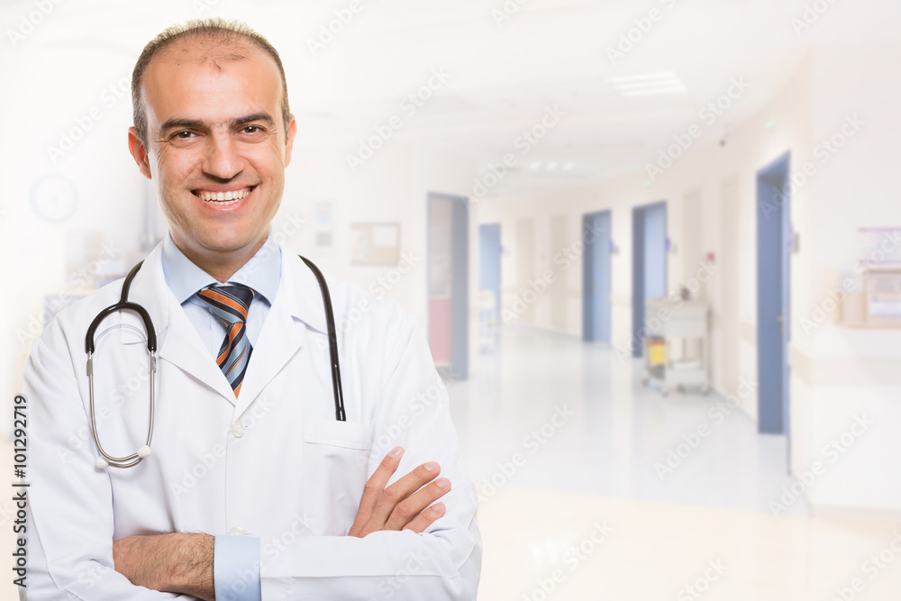 Young men doctor