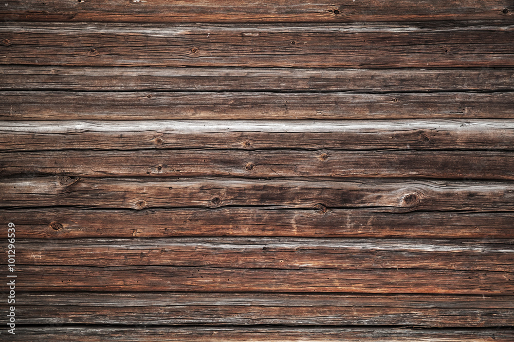 Dark brown old grungy wooden wall, background Dark brown old grungy wooden wall, background