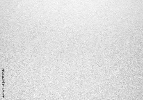 Empty white concrete wall with plaster pattern photo