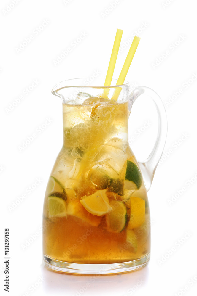 fresh lemon and lime lemonade isolated on white background, summer fruit drink photography fresh lemon and lime lemonade isolated on white background, summer fruit drink photography