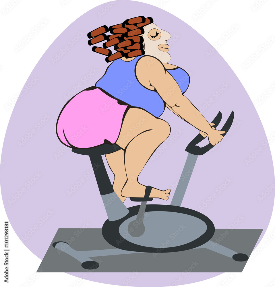 Fat girl on bike on sale