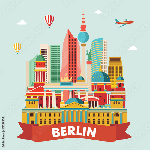 Berlin. Vector illustration