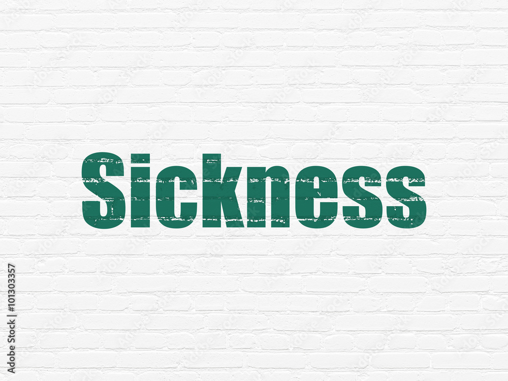 Medicine concept: Sickness on wall background Medicine concept: Sickness on wall background