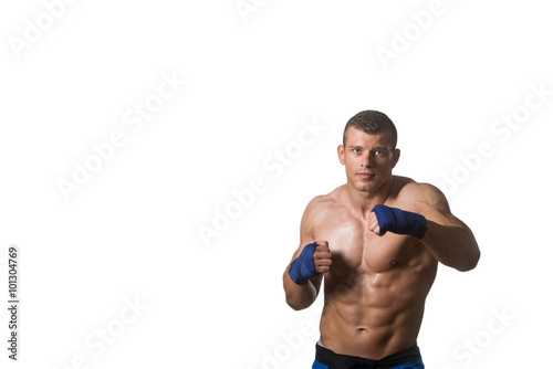 Mixed Martial Arts Fighter Ready To Fight