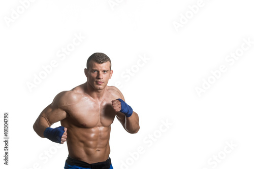 The Fighter - Isolated On White Background
