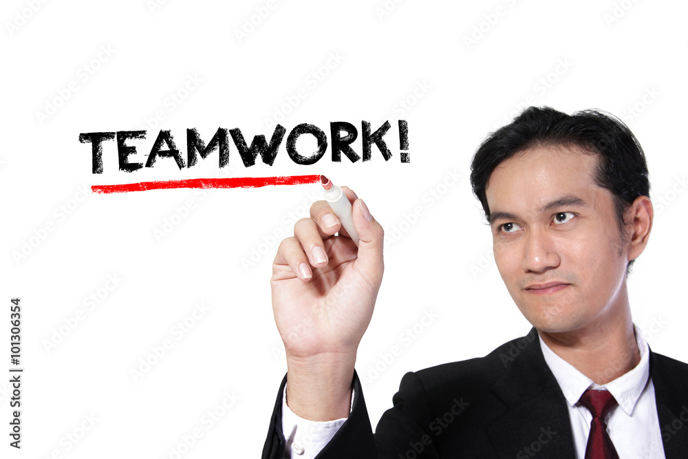 Businessman on Teamwork Businessman on Teamwork