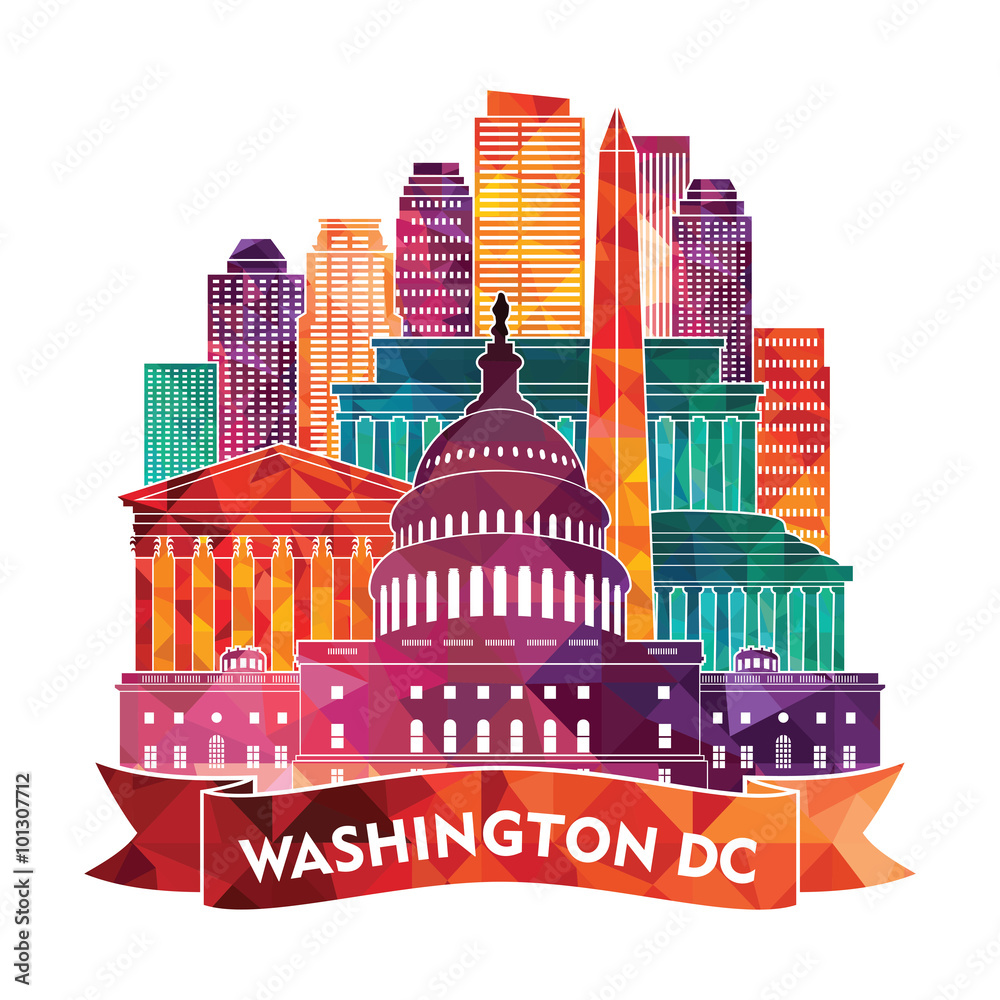 Washington Dc. Vector illustration Stock Vector Adobe Stock