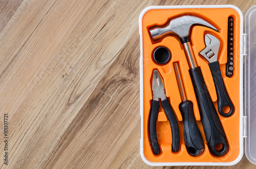 box set of metal working tools