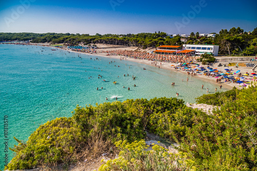 beach on the coast of Puglia