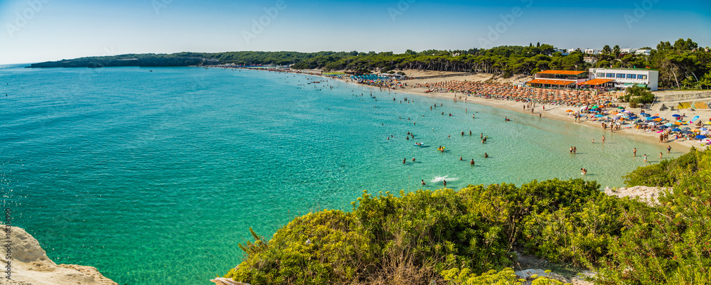 beach on the coast of Puglia