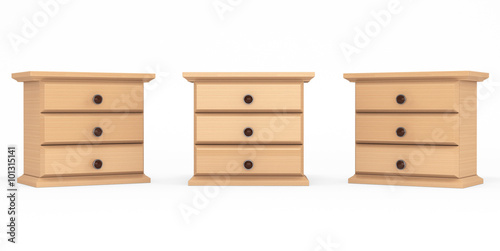 Miniature Wooden Commodes